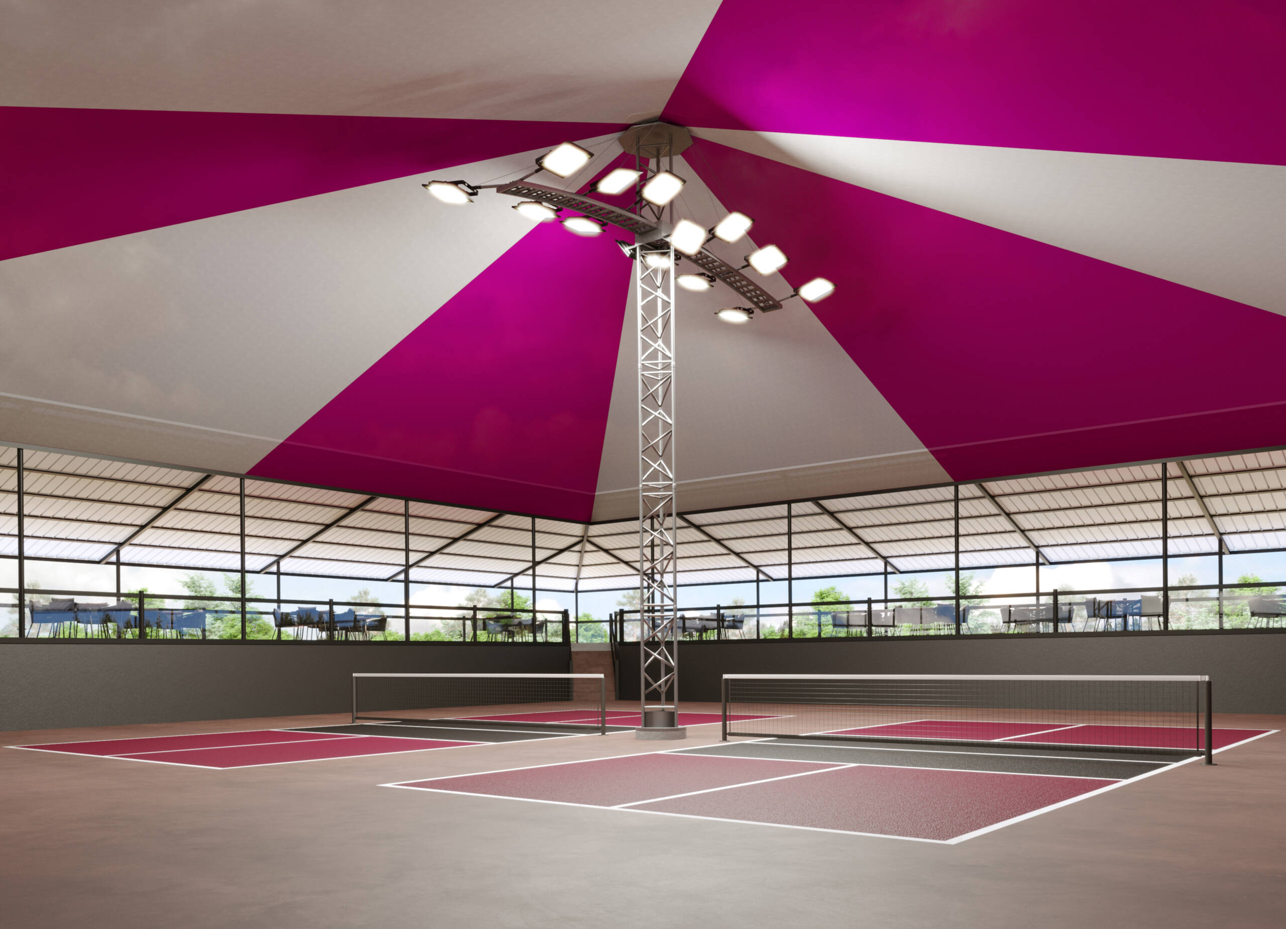 Panoramic Pickleball Academy Venue Concept