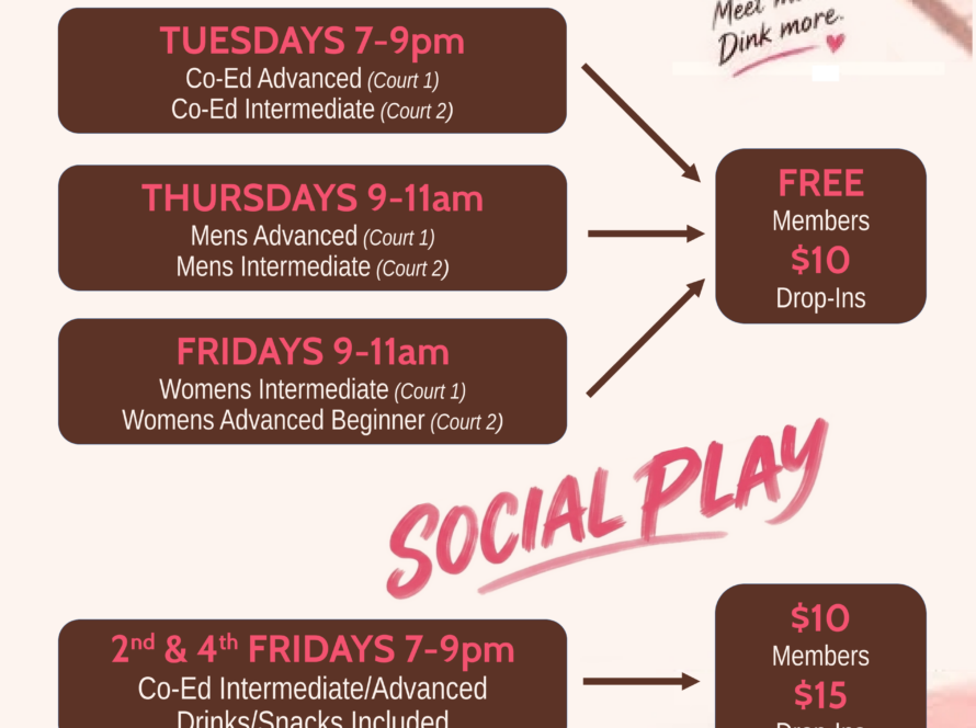 Open Play Opportunities at Panoramic Pickleball Academy