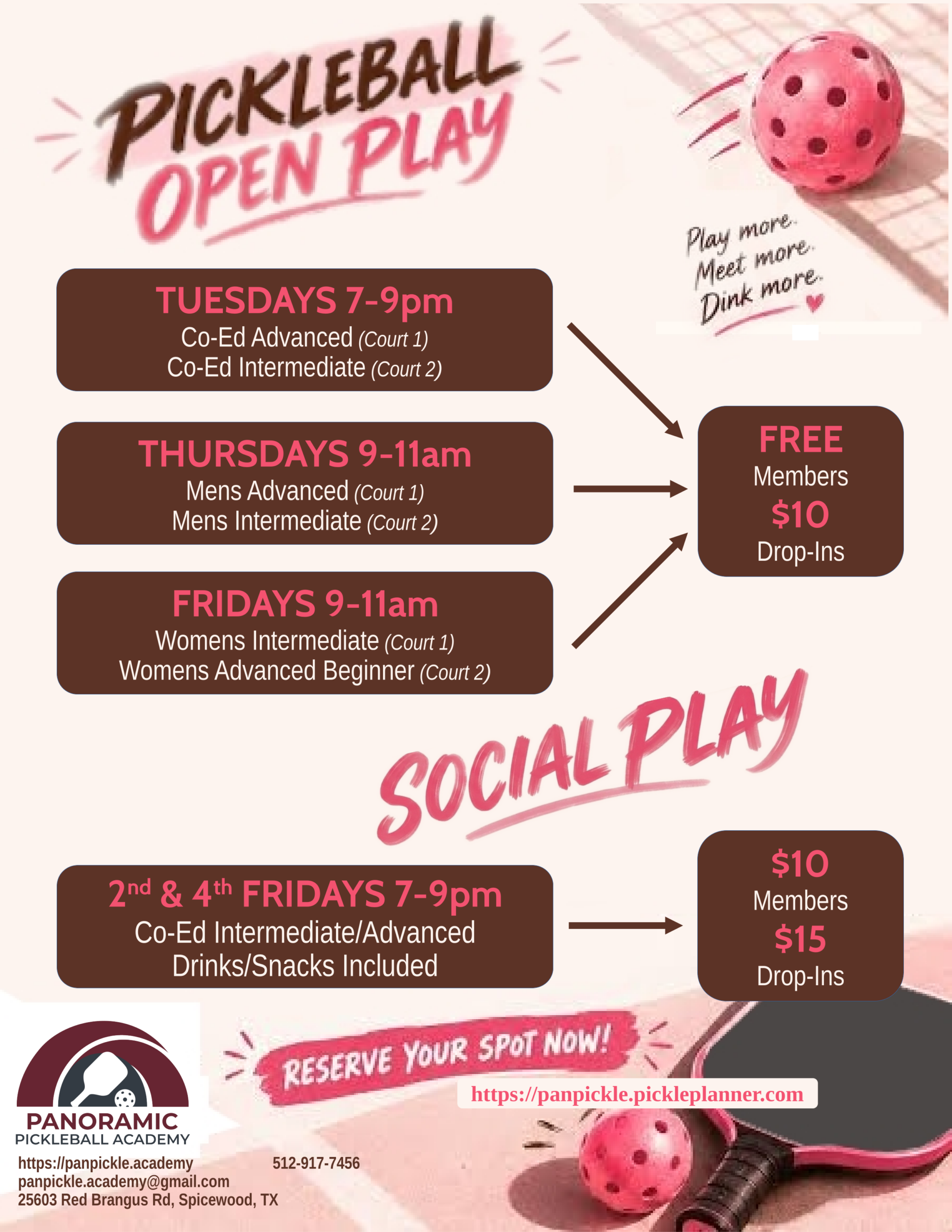OPEN PLAY